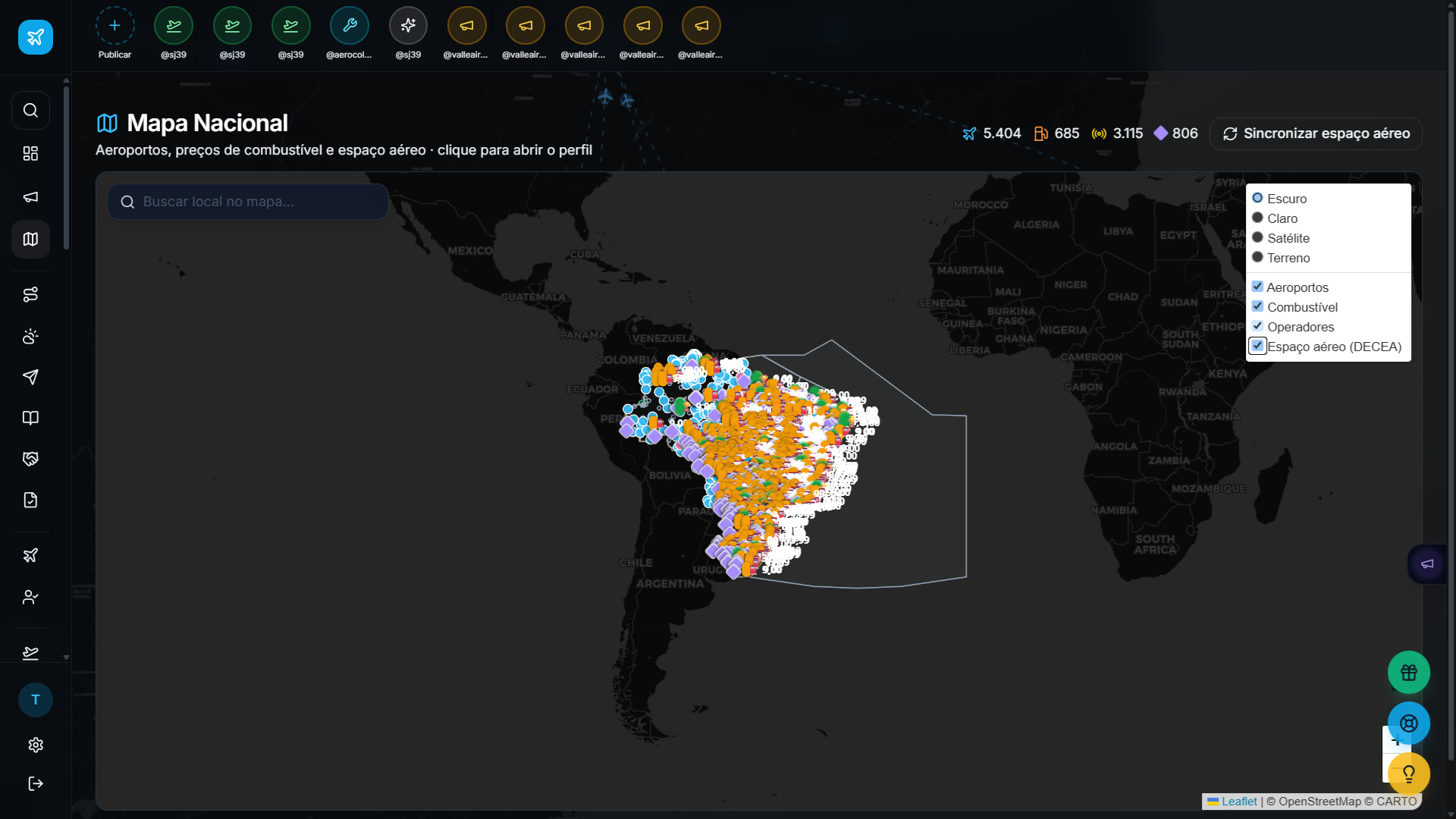 Mapa nacional