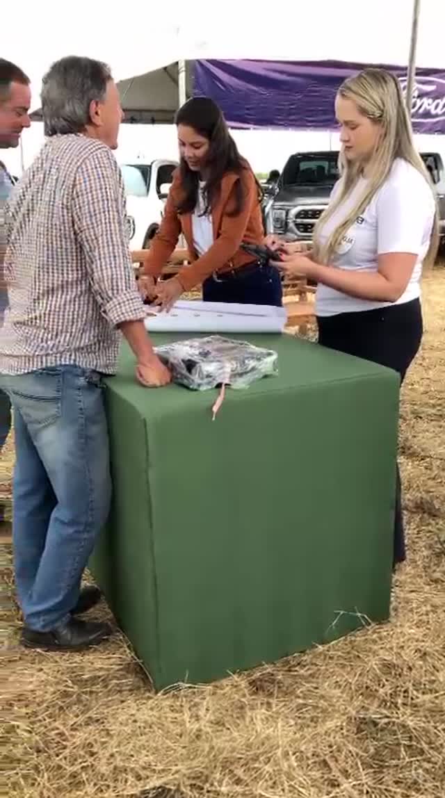 Credenciamento no Dia de Campo